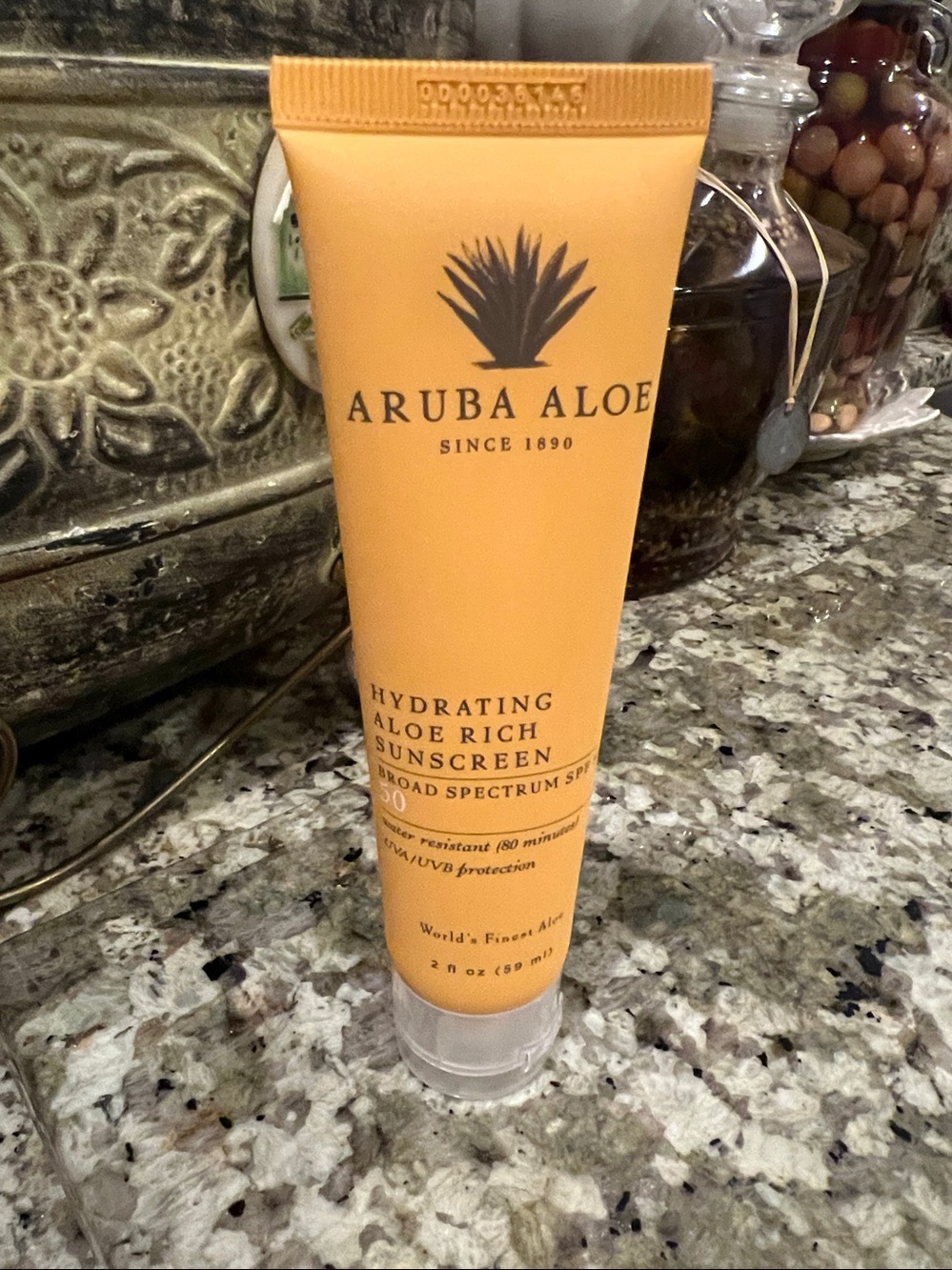 Aruba Aloe Hydrating Aloe Rich Sunscreen (SPF 50 / 2 fl oz)